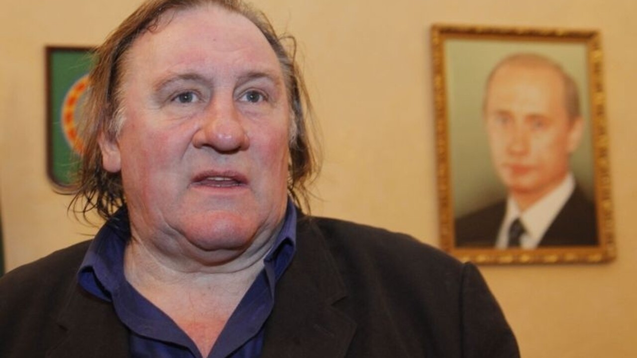 Gerard Depardieu Vladimir Putin (SITA/AP)